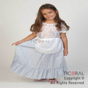 DISFRAZ PAISANA NI�A CAND TALLE 3 x 1